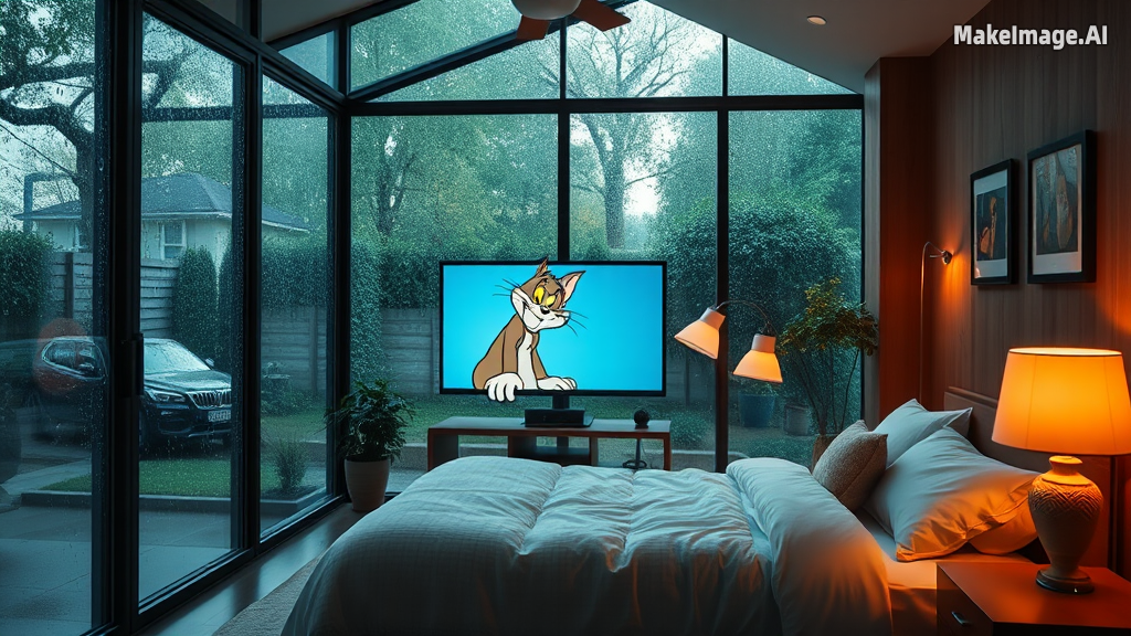 905-rainy-day-cartoons-in-glass-bedroom